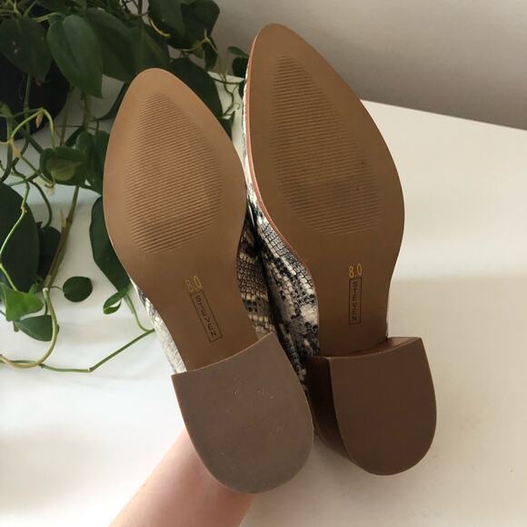 NWOT Steven Steve Madden Deandra Snake Print Mules - Picture 6 of 6